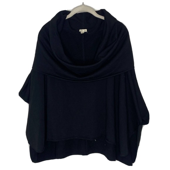 Silence and Noise Sweaters - UO Silence and Noise Women Black Poncho Kimono Cowl Draped Size M/L